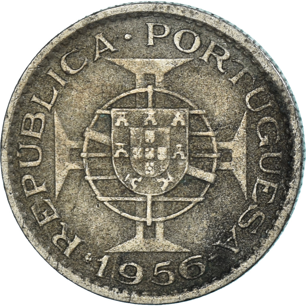 Münze, Angola, 2-1/2 Escudos, 1956