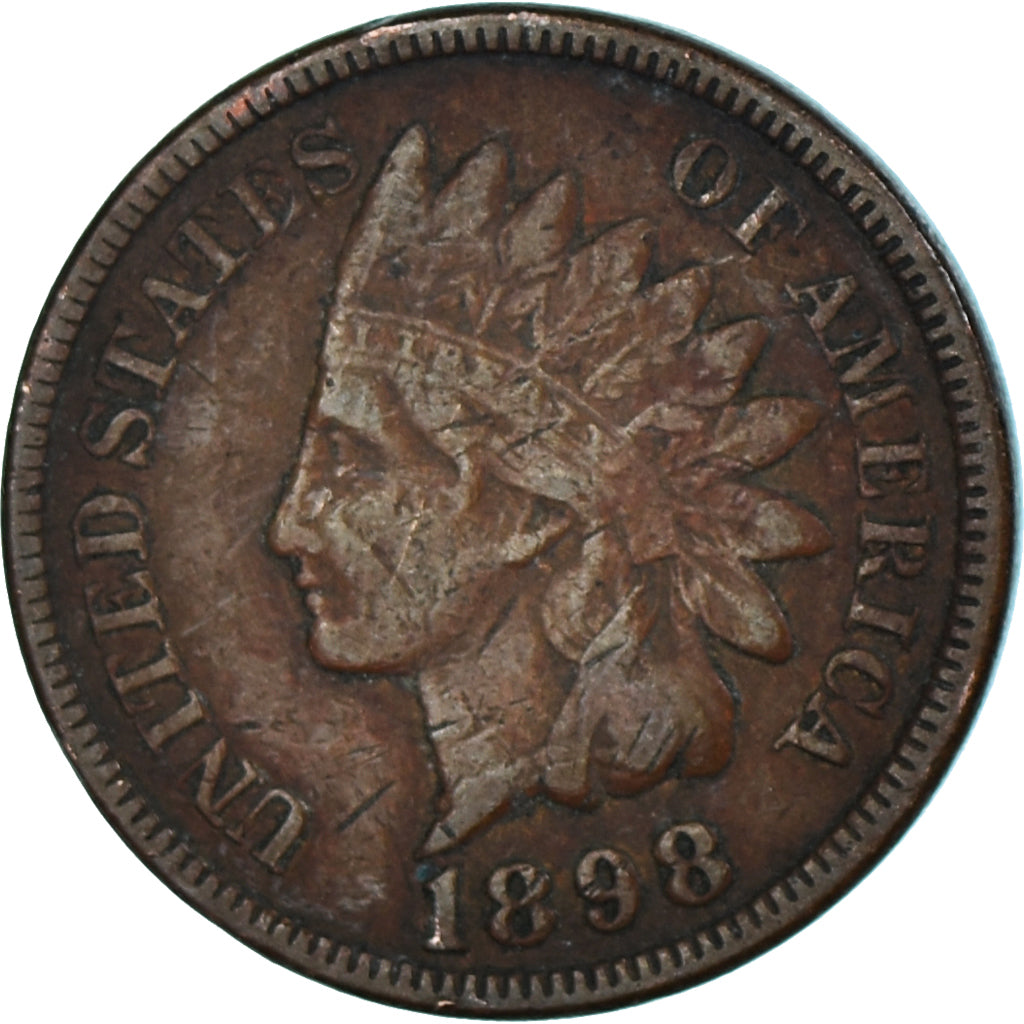 Moneta, Stati Uniti, Cent, 1898