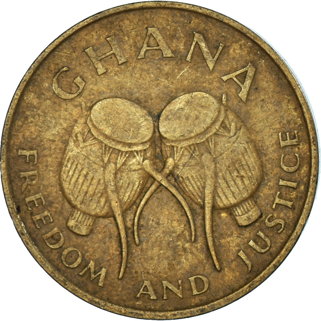 Coin, Ghana, 5 Cedis, 1984