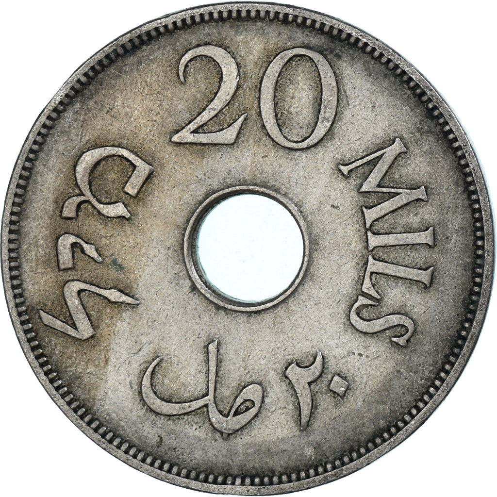 Coin, Palestine, 20 Mils, 1935