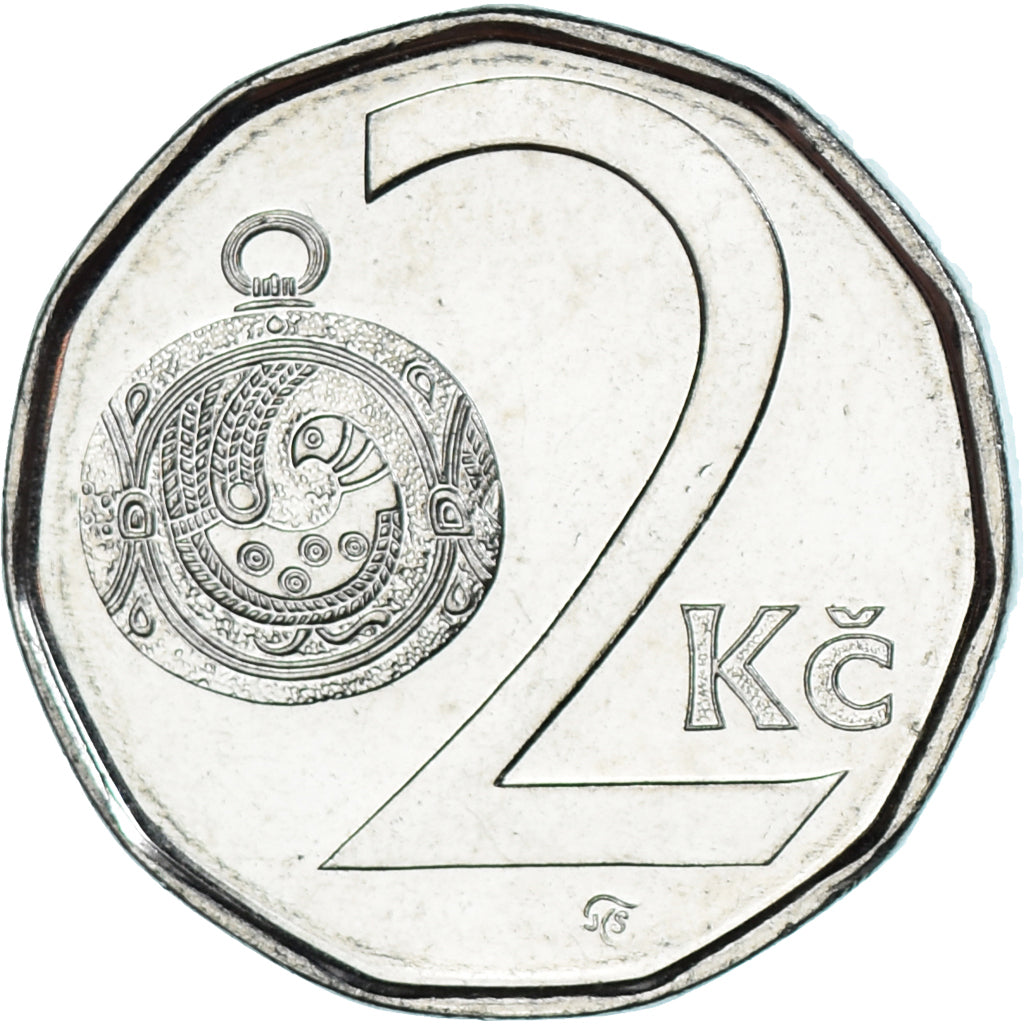 Moneta, Repubblica Ceca, 2 Koruny, 2017