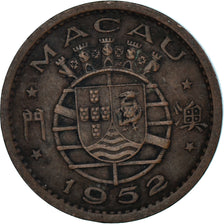 Coin, Macau, 10 Avos, 1952