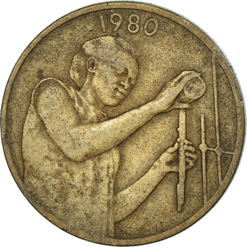 Moneta, Stati dell'Africa occidentale, 25 Francs, 1980