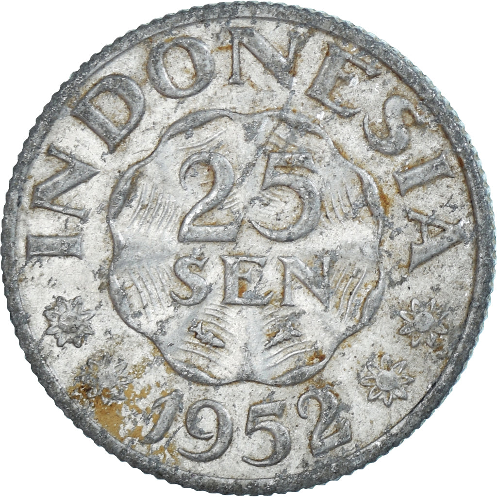 Munten, Indonesië, 25 Sen, 1952