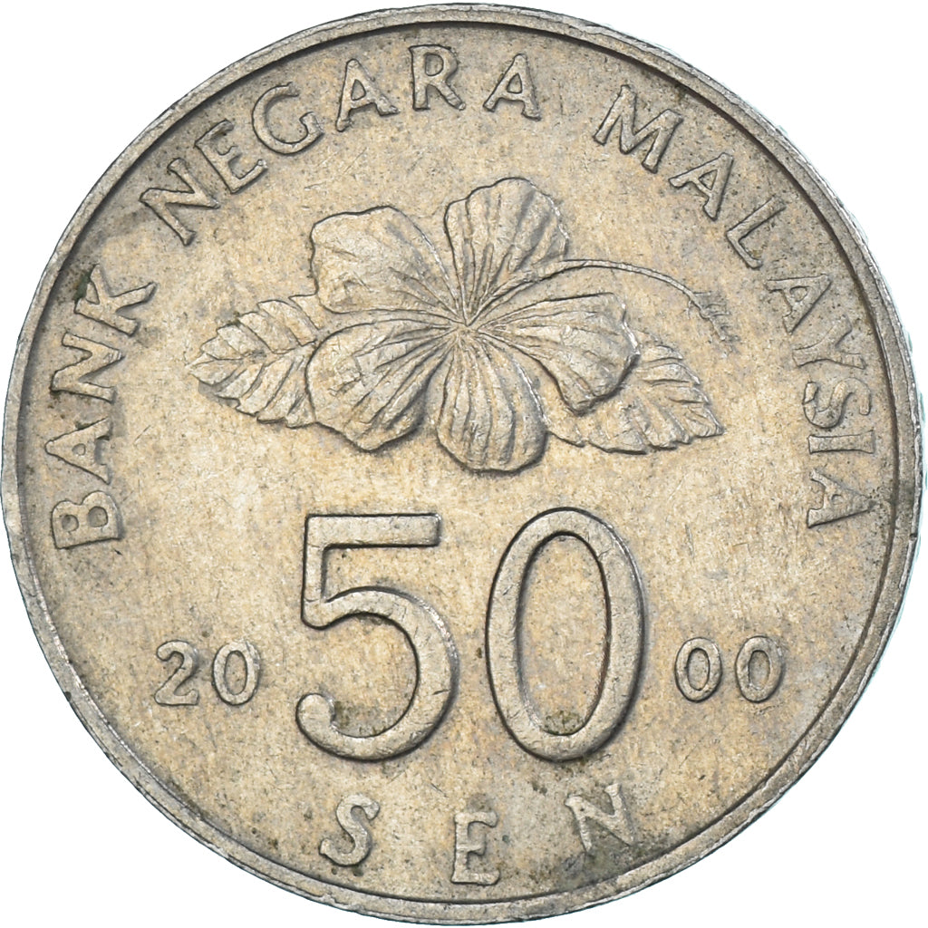 Coin, Malaysia, 50 Sen, 2000