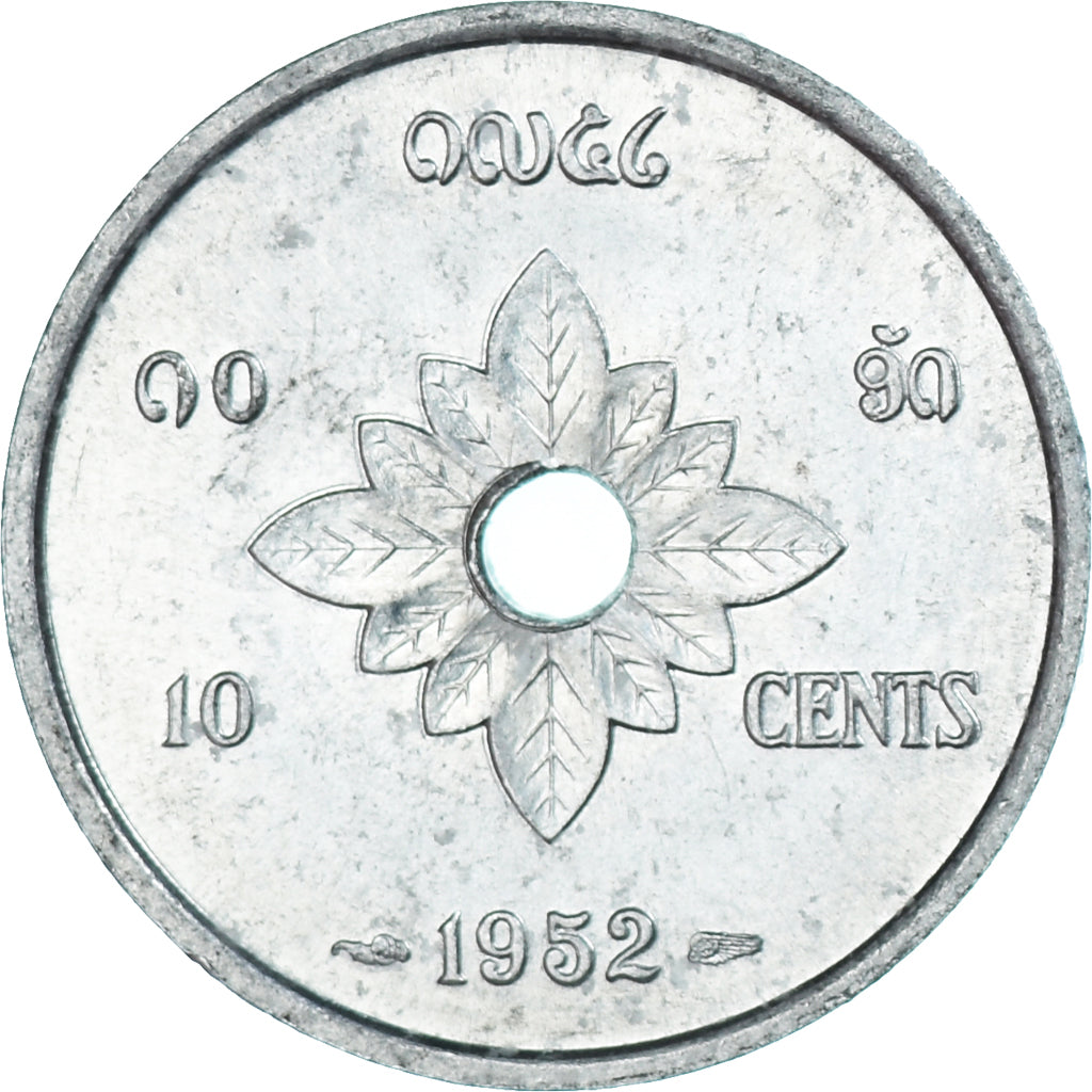 Coin, Lao, 10 Cents, 1952
