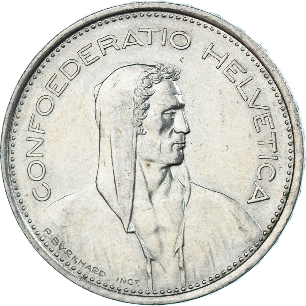 Coin, Switzerland, 5 Francs, 1968