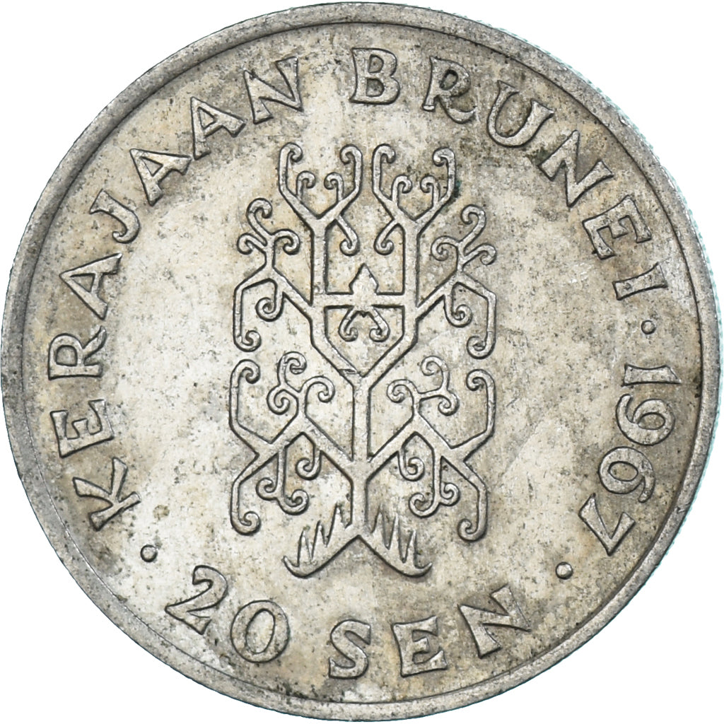 Coin, BRUNEI, 20 Sen, 1967