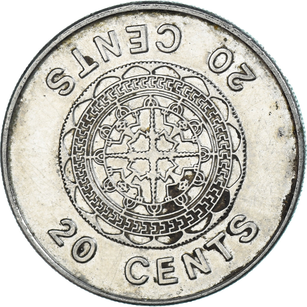 Moneda, Islas Salomón, 20 Cents, 1993