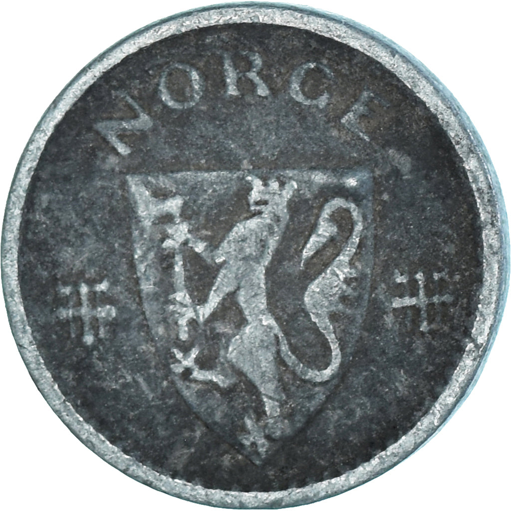 Monnaie, Norvège, 10 Öre, 1945