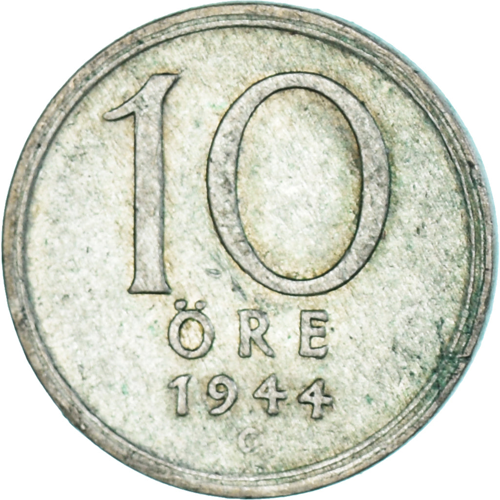 Moneta, Svezia, 10 Öre, 1944