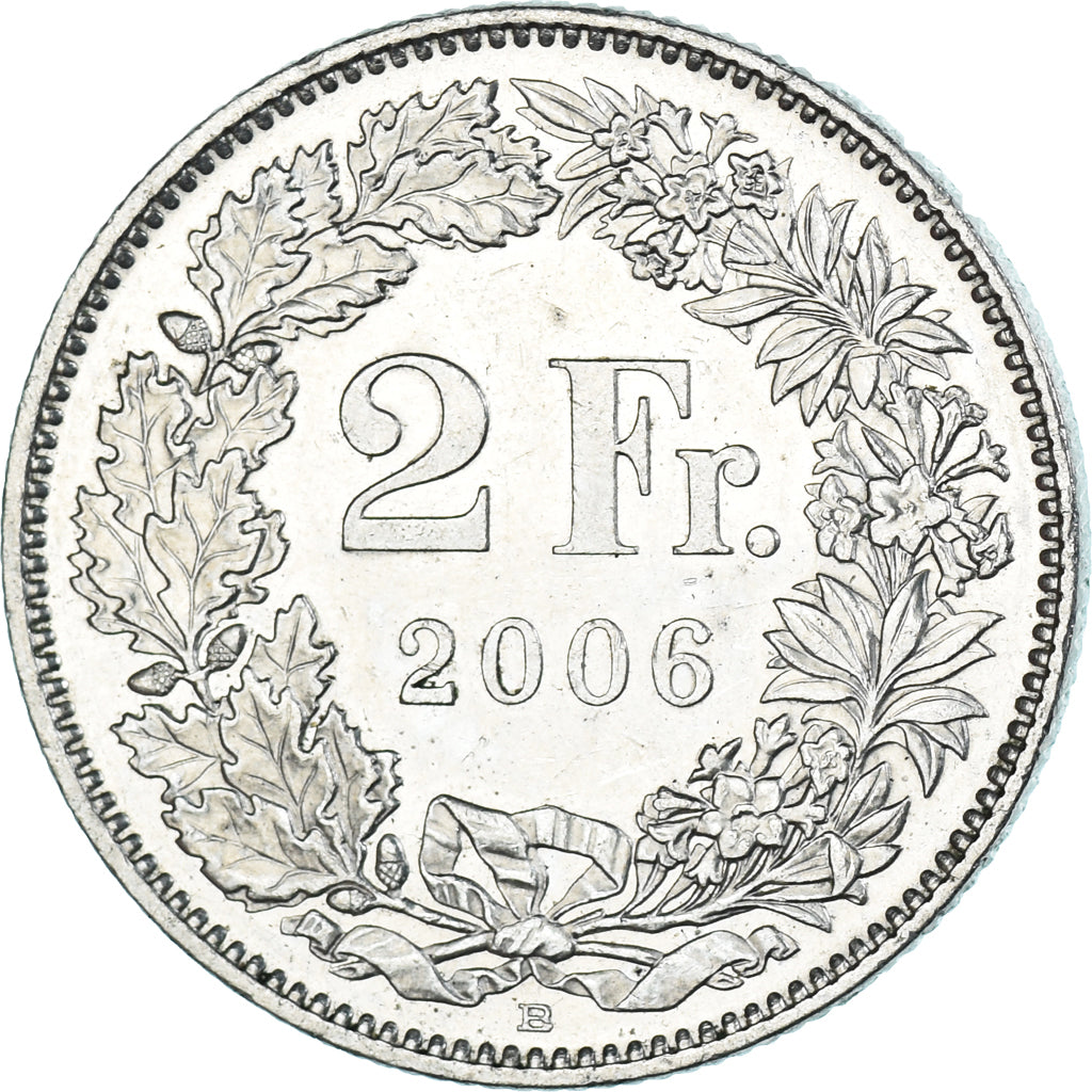 Monnaie, Suisse, 2 Francs, 2006