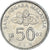 Monnaie, Malaysie, 50 Sen, 2002