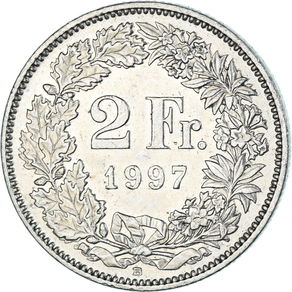 Coin, Switzerland, 2 Francs, 1997