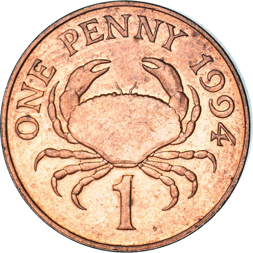 Coin, Guernsey, Penny, 1994