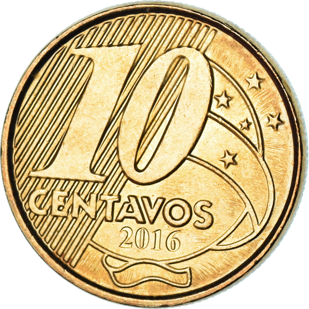 Monnaie, Brésil, 10 Centavos, 2016