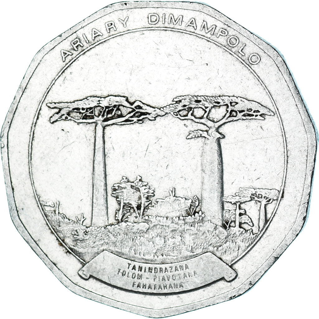 Monnaie, Madagascar, 50 Ariary, 1992