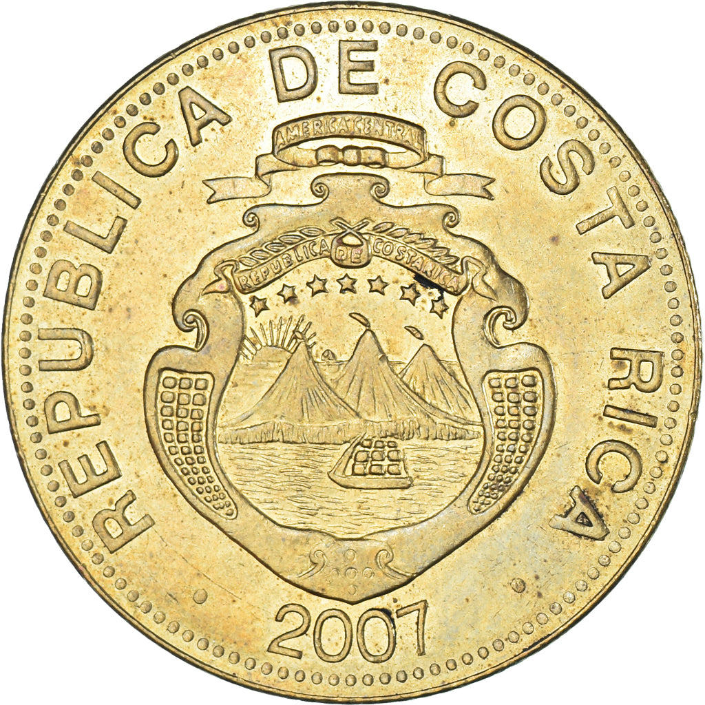 Moneda, Costa Rica, 500 Colones, 2007