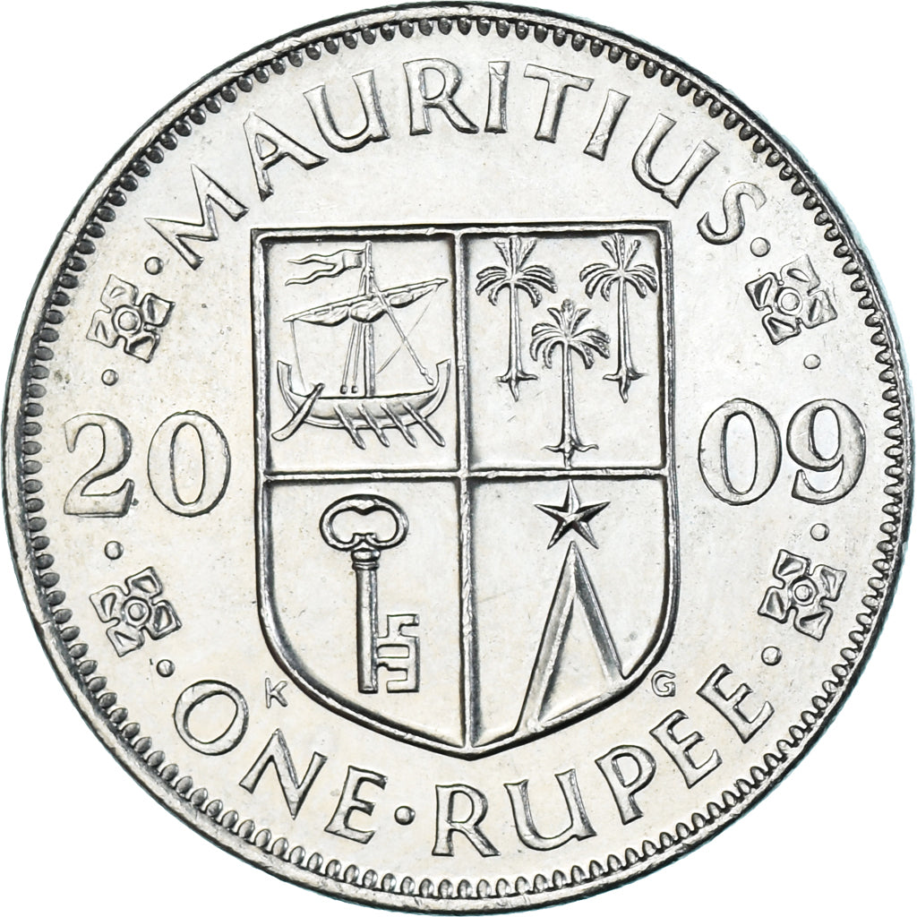 Moneda, Mauricio, Rupee, 2009