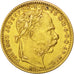 Ungheria, Franz Joseph I, 8 Forint 20 Francs, 1885, Kormoczbanya, BB, Oro, KM...
