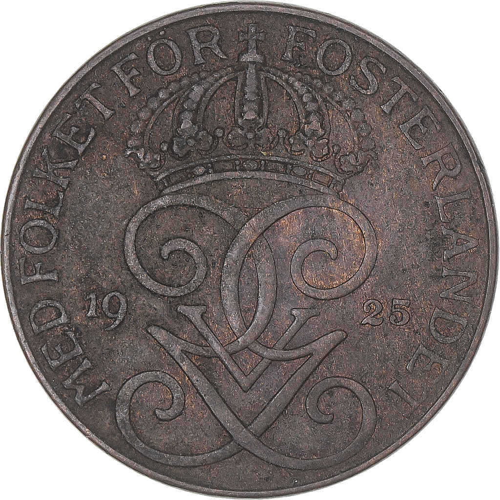 Moneta, Szwecja, 5 Öre, 1925