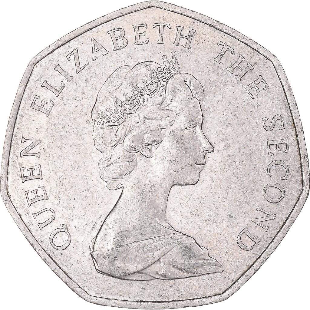 Coin, Jersey, 50 New Pence, 1969