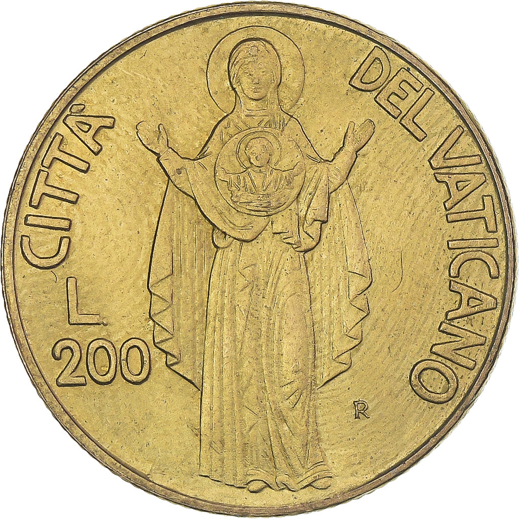 Munten, Vaticaan, 200 Lire, 1989