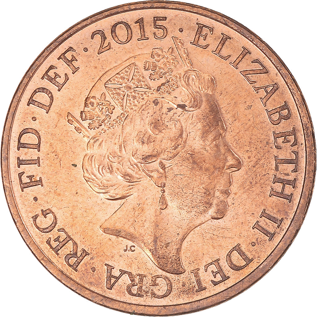 Münze, Großbritannien, 2 Pence, 2015
