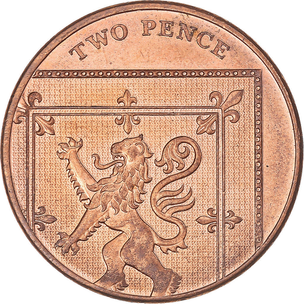Münze, Großbritannien, 2 Pence, 2015