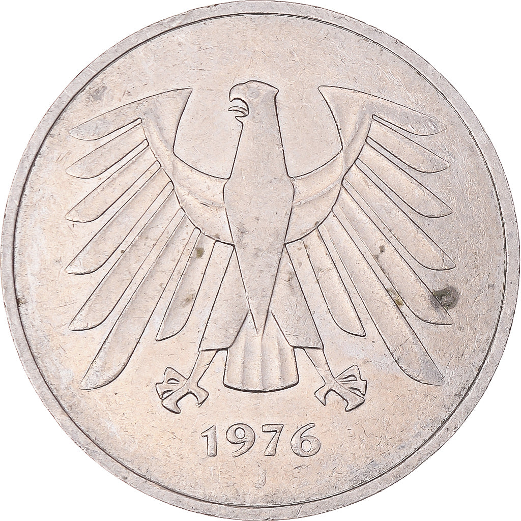 Münze, Deutschland, 5 Mark, 1976