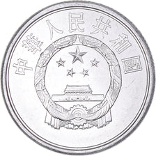 Moeda, China, 5 Fen, 1991