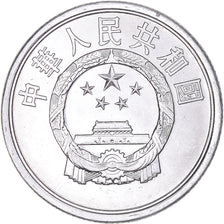 Coin, China, 5 Fen, 1988