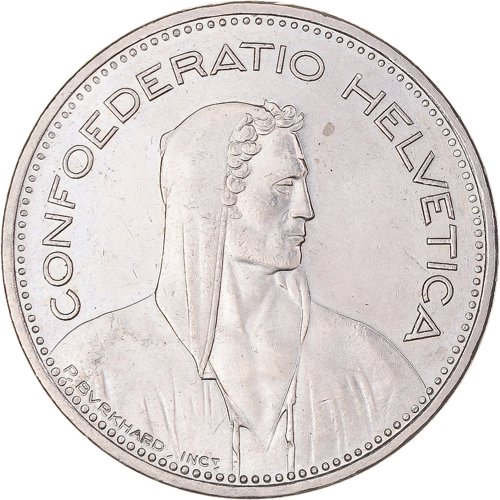 Moneta, Szwajcaria, 5 Francs, 1992