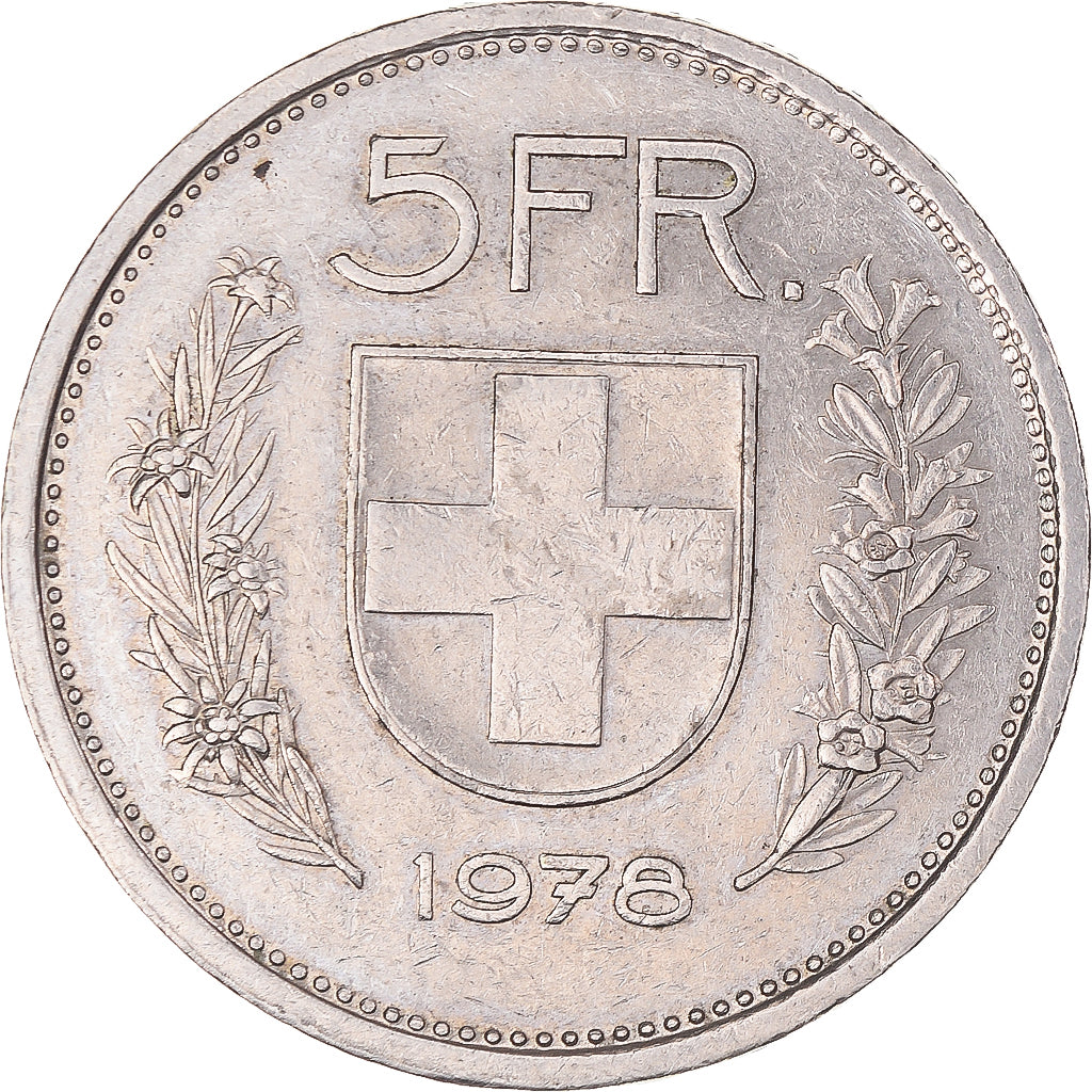 Moneta, Svizzera, 5 Francs, 1978