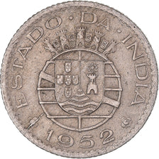 Coin, INDIA-PORTUGUESE, 1/4 Rupia, 1952