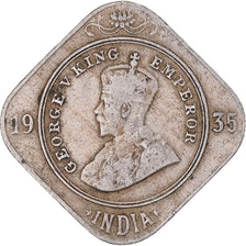 Monnaie, Inde, 2 Annas, 1935