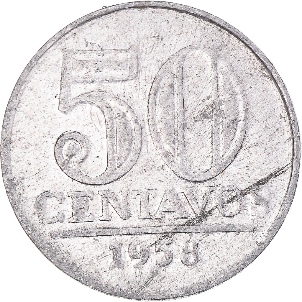 Moneda, Brasil, 50 Centavos, 1958