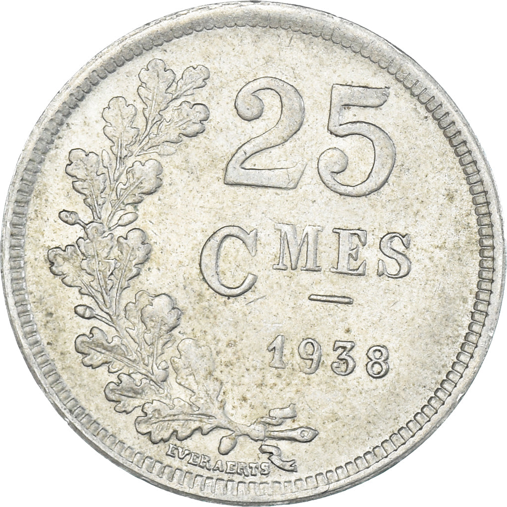 Monnaie, Luxembourg, 25 Centimes, 1938