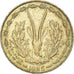 Coin, West African States, 5 Francs, 1995