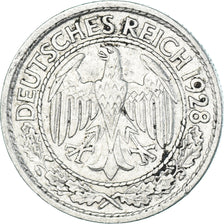 Münze, Deutschland, 50 Reichspfennig, 1928
