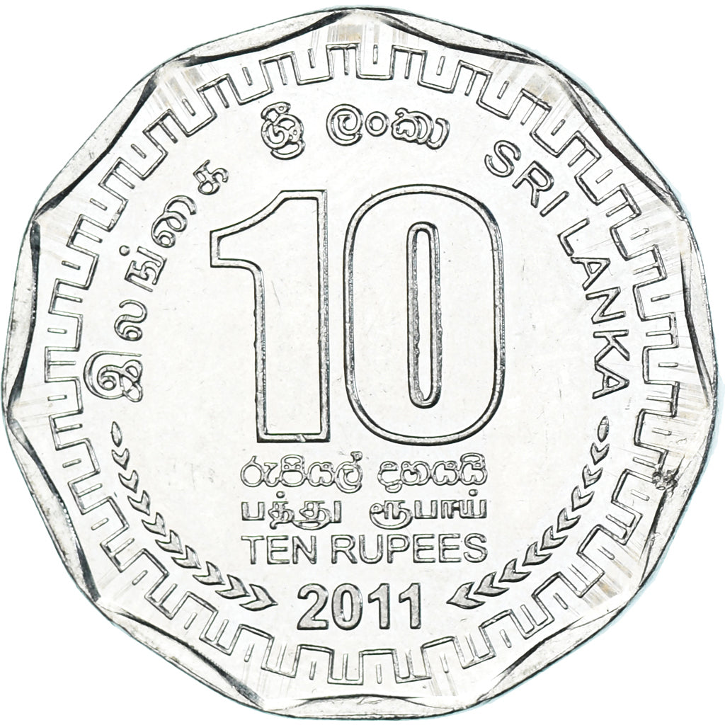 Moneta, Sri Lanka, 10 Rupees, 2011
