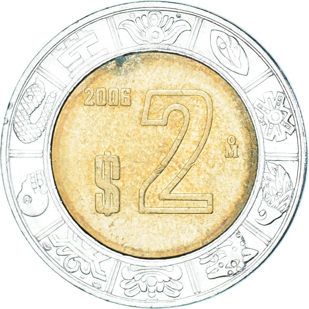 Monnaie, Mexique, 2 Pesos, 2006