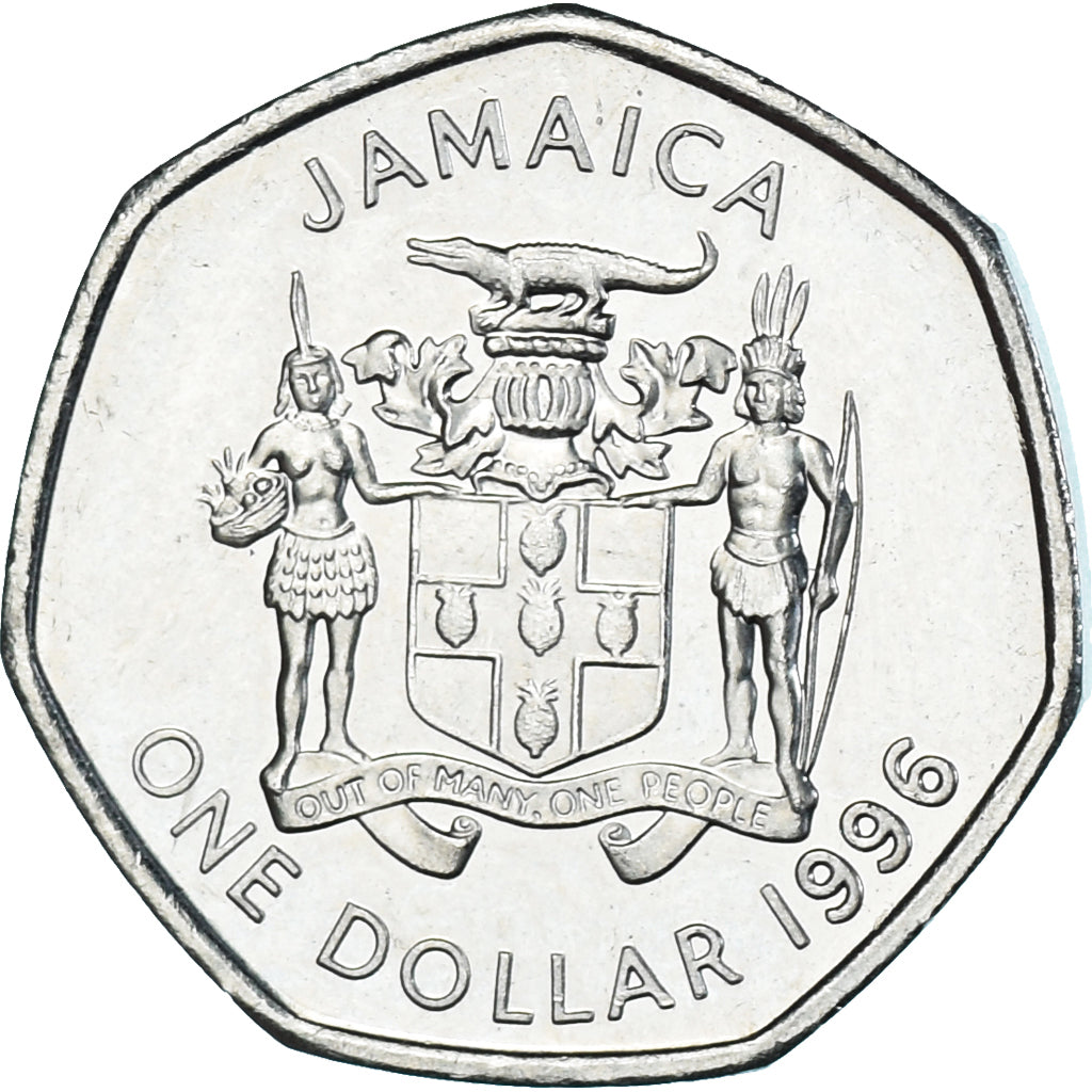 Coin, Jamaica, Dollar, 1996