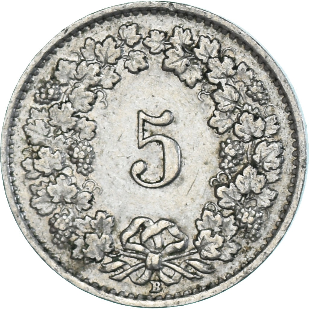 Moneta, Svizzera, 5 Rappen, 1945