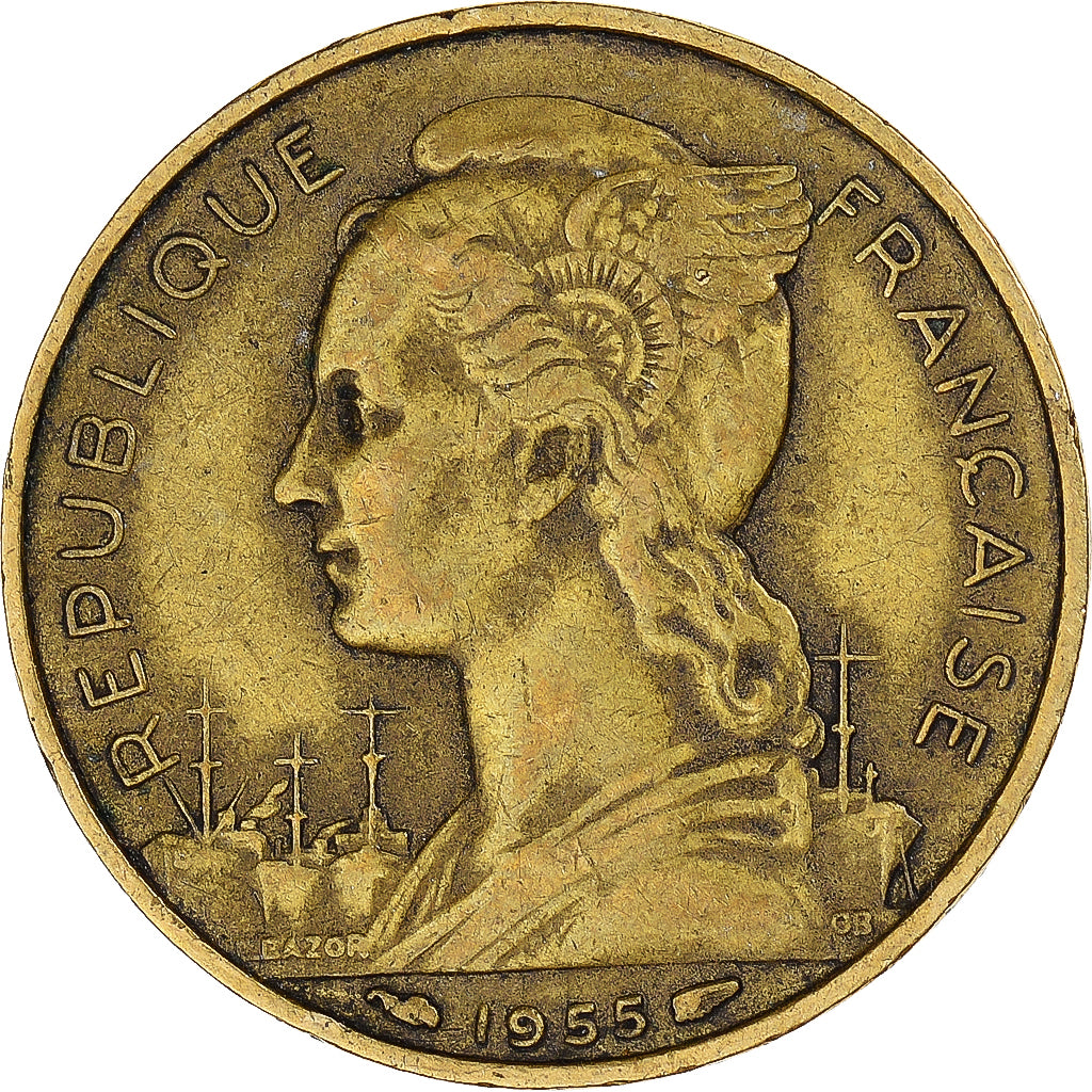 Coin, France, 20 Francs, 1955