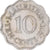 Coin, Mauritius, 10 Cents, 1970