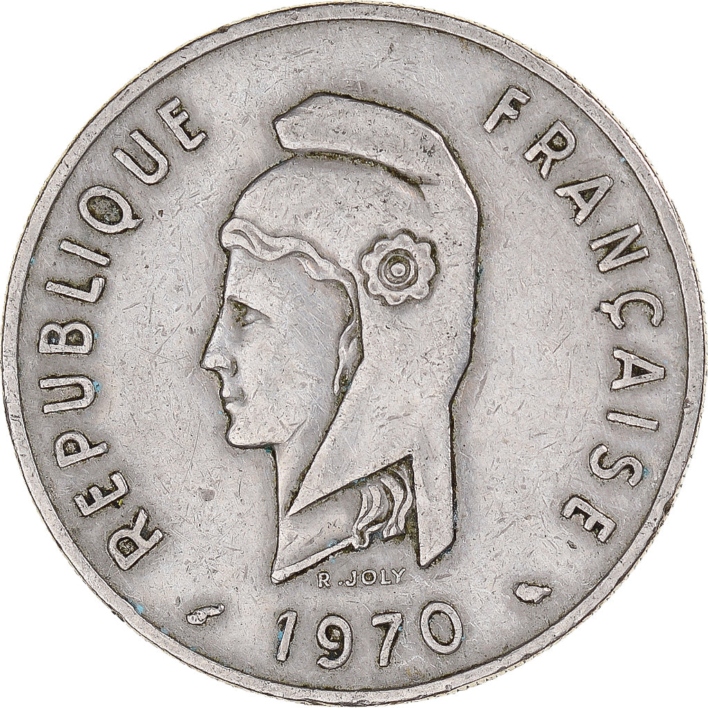 Coin, FRENCH AFARS & ISSAS, 100 Francs, 1970