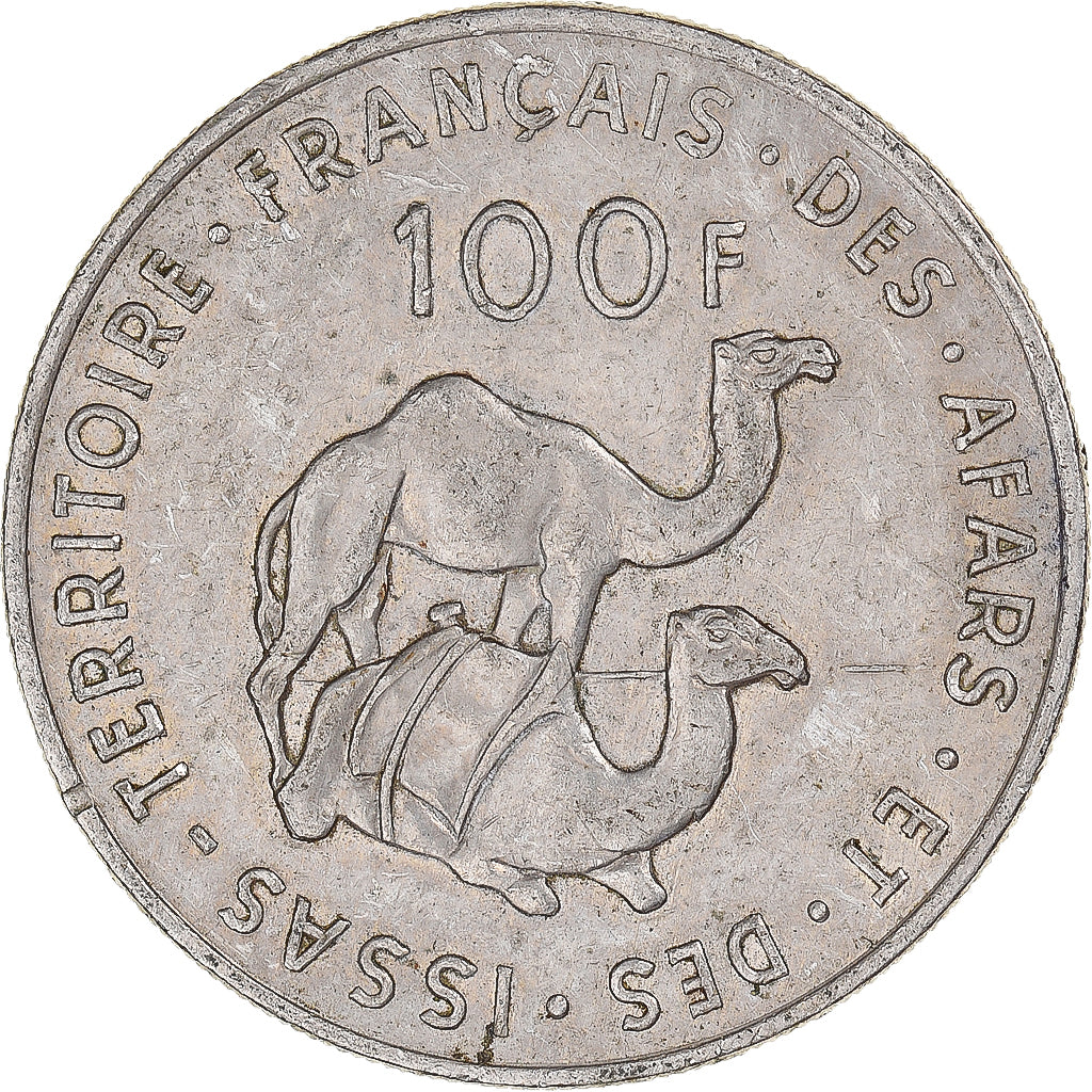 Coin, FRENCH AFARS & ISSAS, 100 Francs, 1975