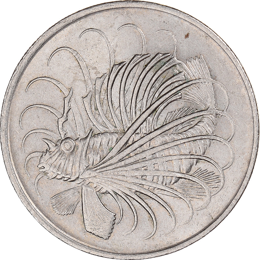 Coin, Singapore, 50 Cents, 1972
