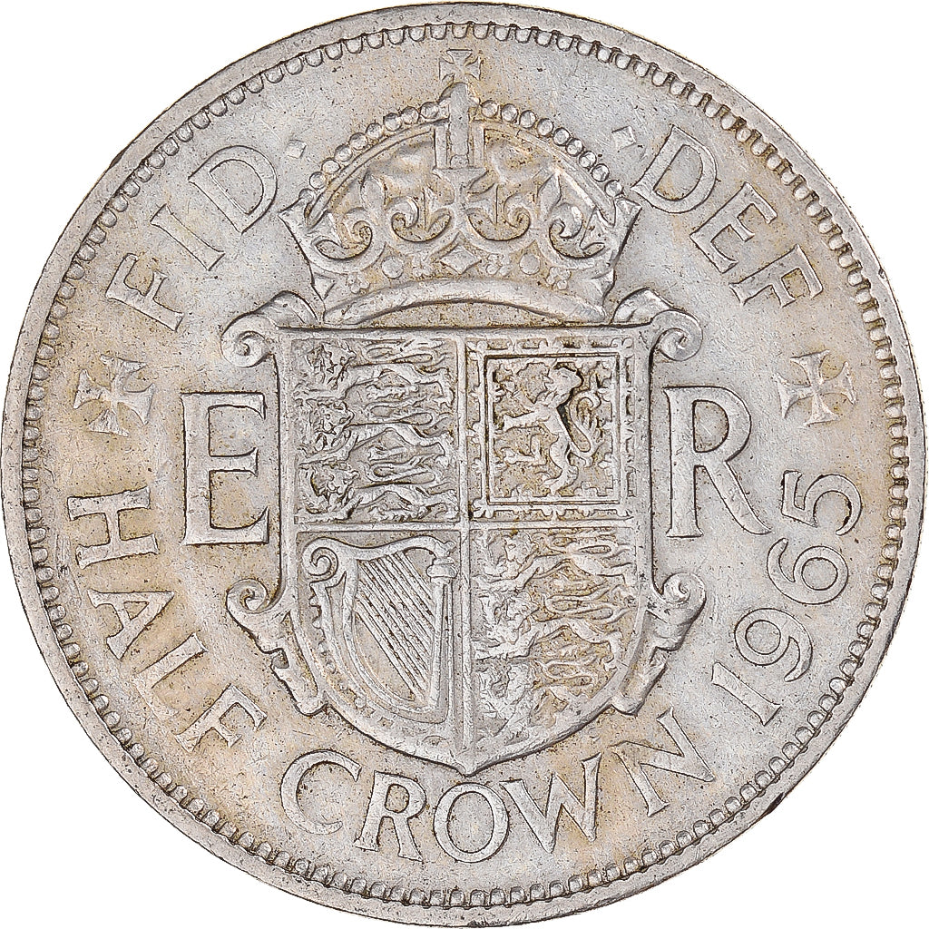Moneta, Wielka Brytania, 1/2 Crown, 1965